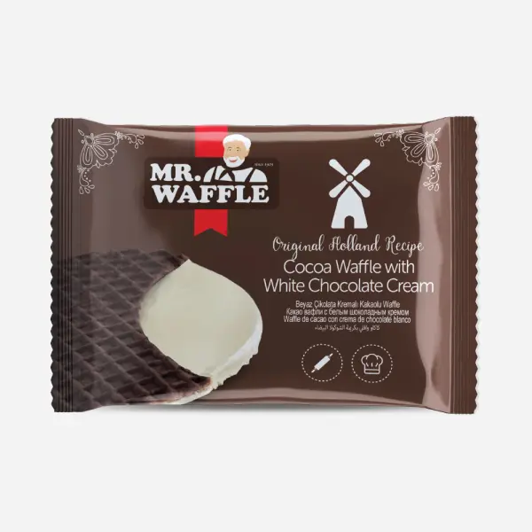 Sütlü Fındık Kremalı Kakaolu Waffle