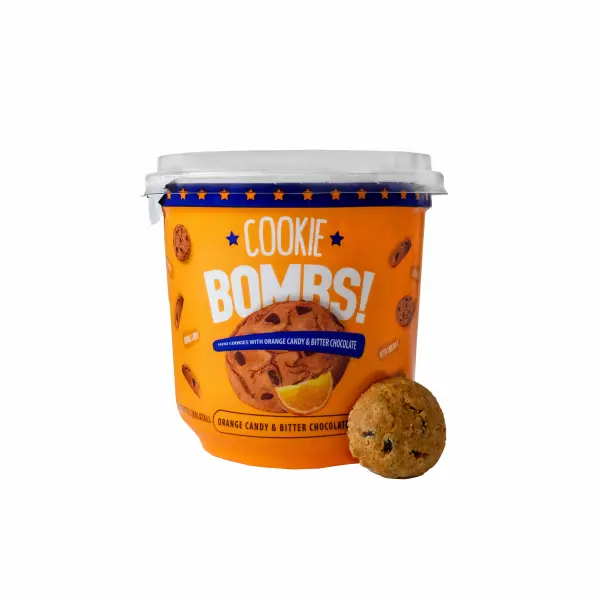 Cookie Bombs - Portakal Şekerlemeli & Çikolatalı